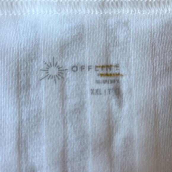 NWOT | Offline by Aerie White Ribbed Women's Top- Cropped - Size XXL - Picture 2 of 6